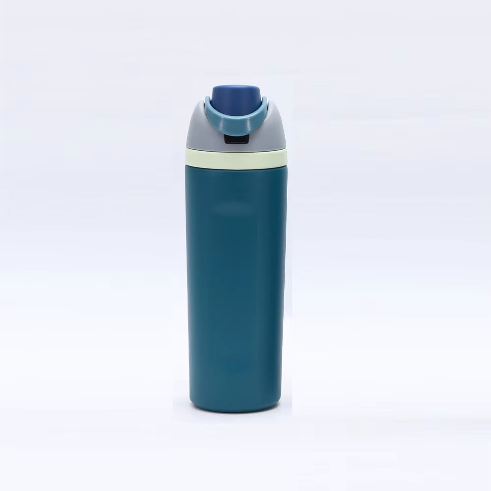 Premium 700ml Stainless Steel Thermos with Leak-Proof Lid & Straw - BPA Free Tritan, Ideal for Sports & Travel