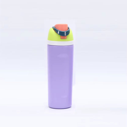 Premium 700ml Stainless Steel Thermos with Leak-Proof Lid & Straw - BPA Free Tritan, Ideal for Sports & Travel