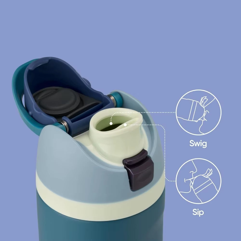 Premium 700ml Stainless Steel Thermos with Leak-Proof Lid & Straw - BPA Free Tritan, Ideal for Sports & Travel