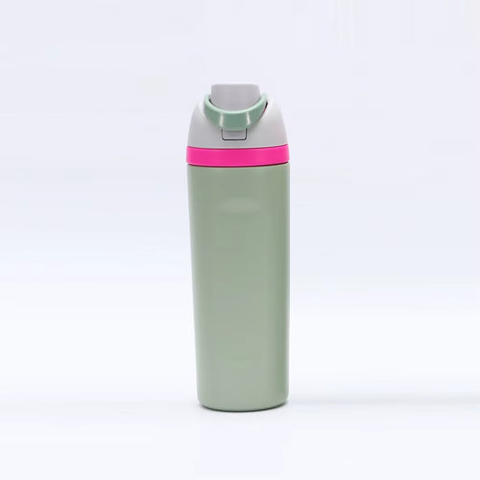 Premium 700ml Stainless Steel Thermos with Leak-Proof Lid & Straw - BPA Free Tritan, Ideal for Sports & Travel