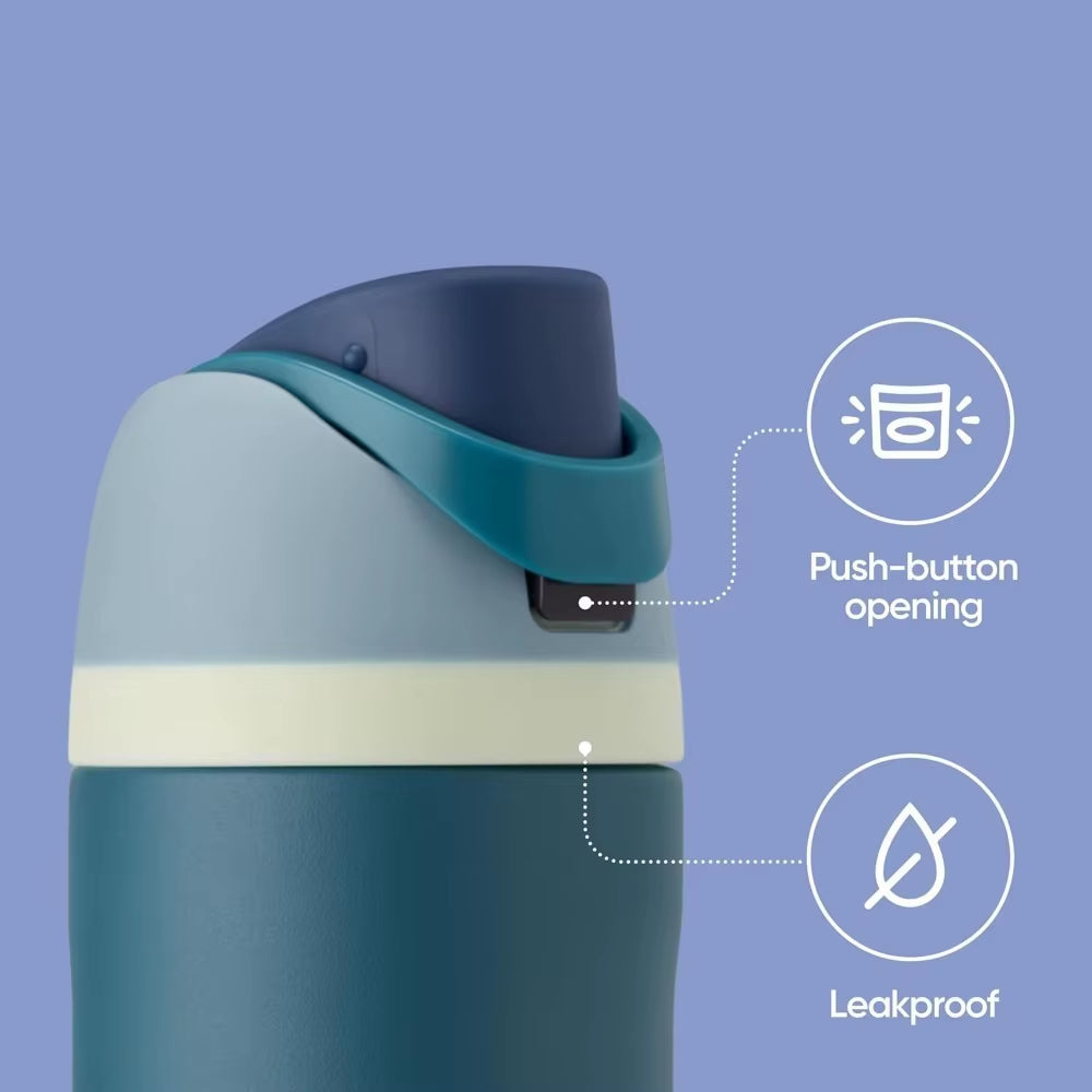 Premium 700ml Stainless Steel Thermos with Leak-Proof Lid & Straw - BPA Free Tritan, Ideal for Sports & Travel