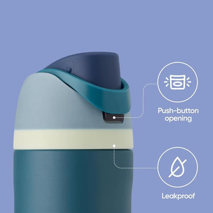 Premium 700ml Stainless Steel Thermos with Leak-Proof Lid & Straw - BPA Free Tritan, Ideal for Sports & Travel