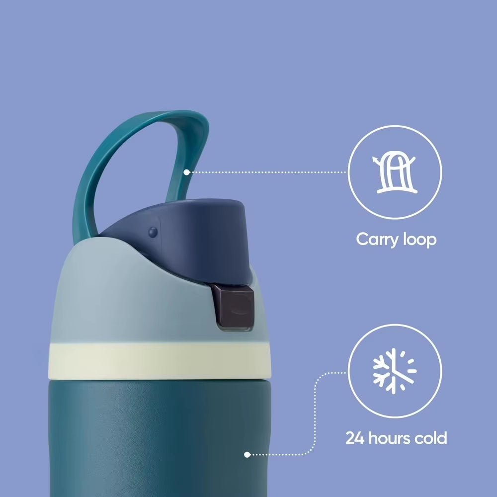 Premium 700ml Stainless Steel Thermos with Leak-Proof Lid & Straw - BPA Free Tritan, Ideal for Sports & Travel